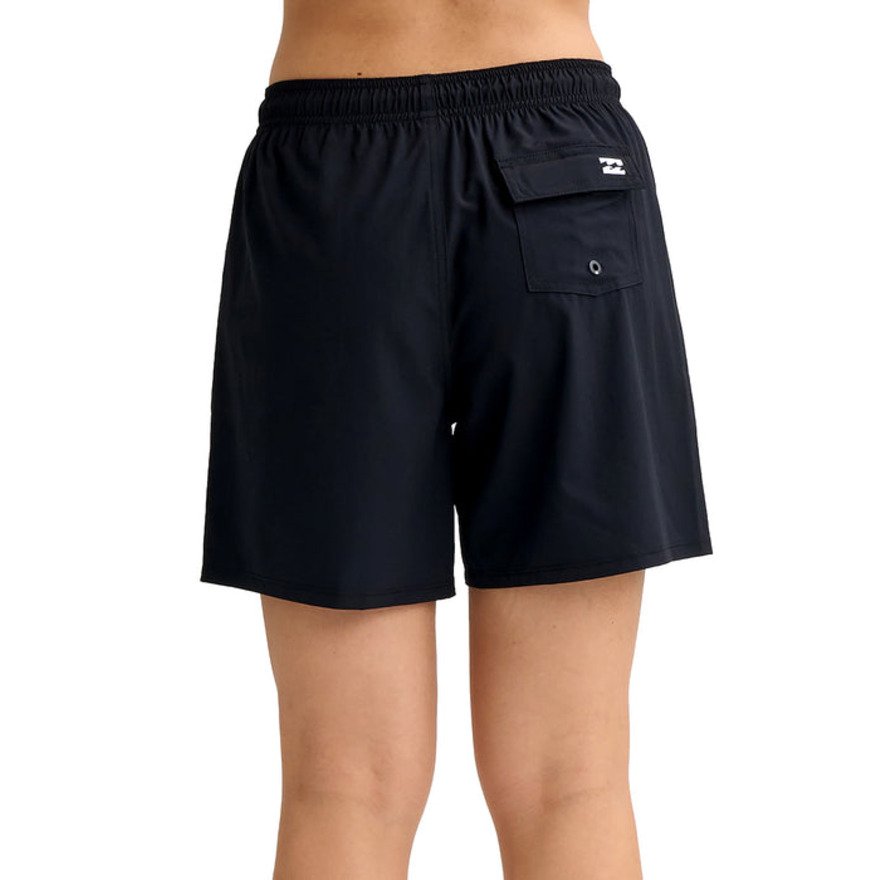 ビラボン（BILLABONG）（レディース）MIDDLE ロゴ ボードショーツ26SP BG013505 BLK