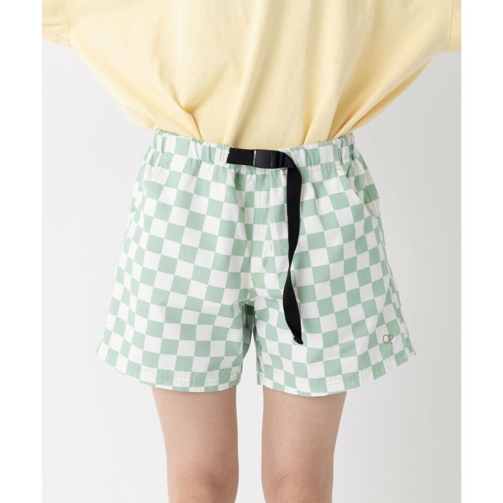 オーシャンパシフィック（Ocean Pacific）（レディース）ショートパンツ 水陸両用 チェッカー柄 ハイブリットショーツ 522405-MNT