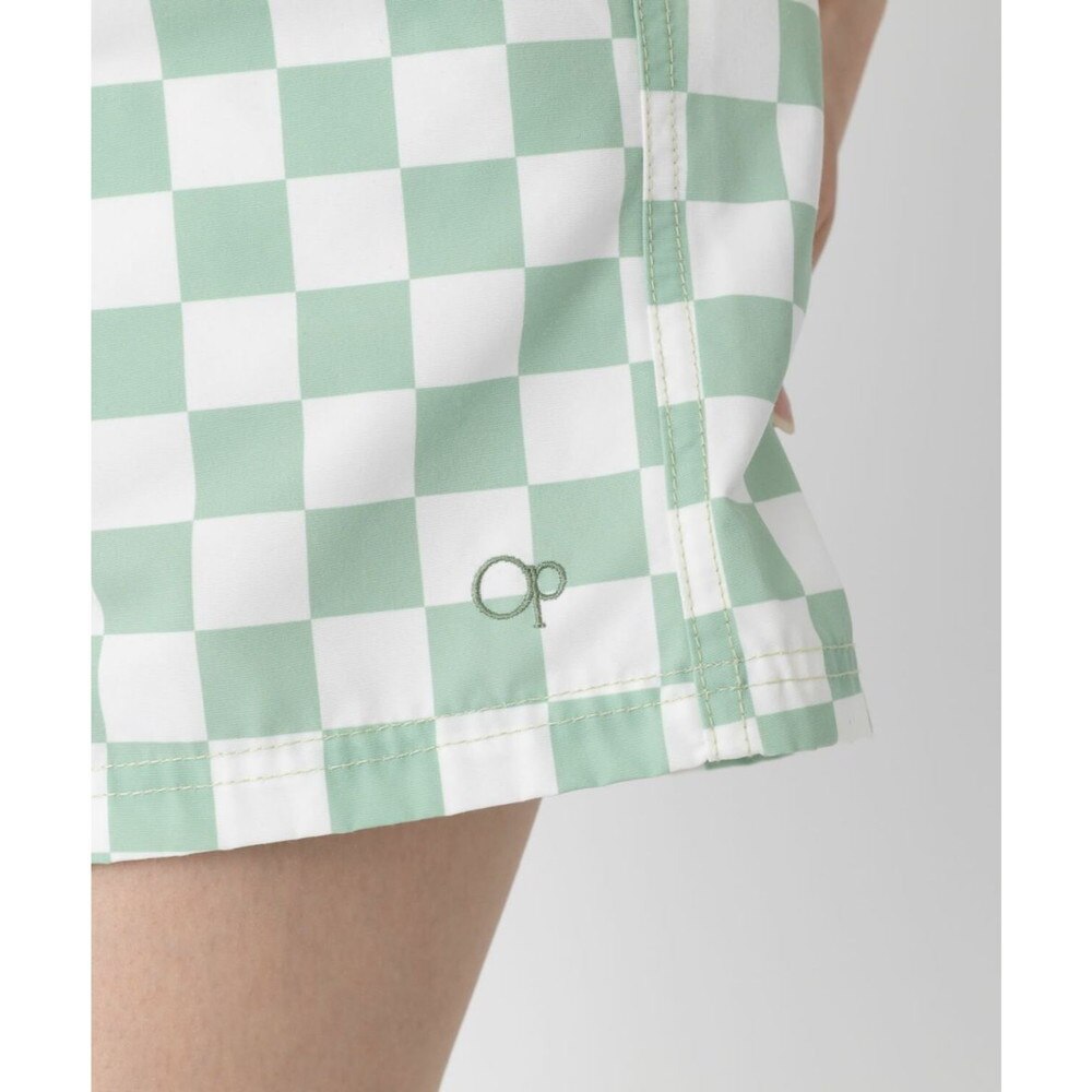 オーシャンパシフィック（Ocean Pacific）（レディース）ショートパンツ 水陸両用 チェッカー柄 ハイブリットショーツ 522405-MNT