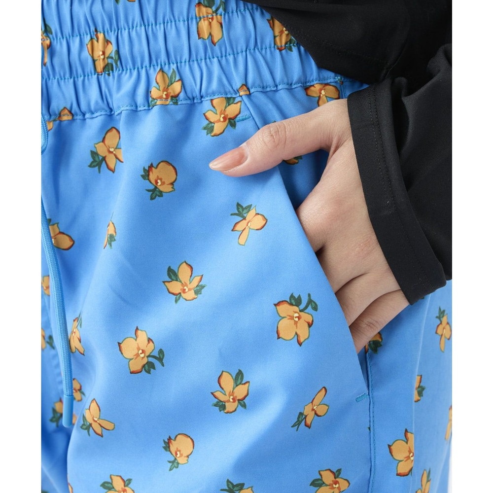 オーシャンパシフィック（Ocean Pacific）（レディース）ショートパンツ 水陸両用 小花柄 ボードショーツ ブルー 522406-BLU