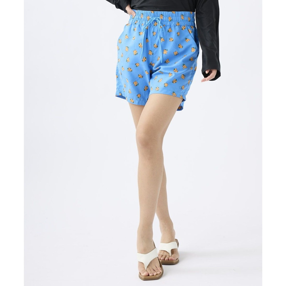 オーシャンパシフィック（Ocean Pacific）（レディース）ショートパンツ 水陸両用 小花柄 ボードショーツ ブルー 522406-BLU