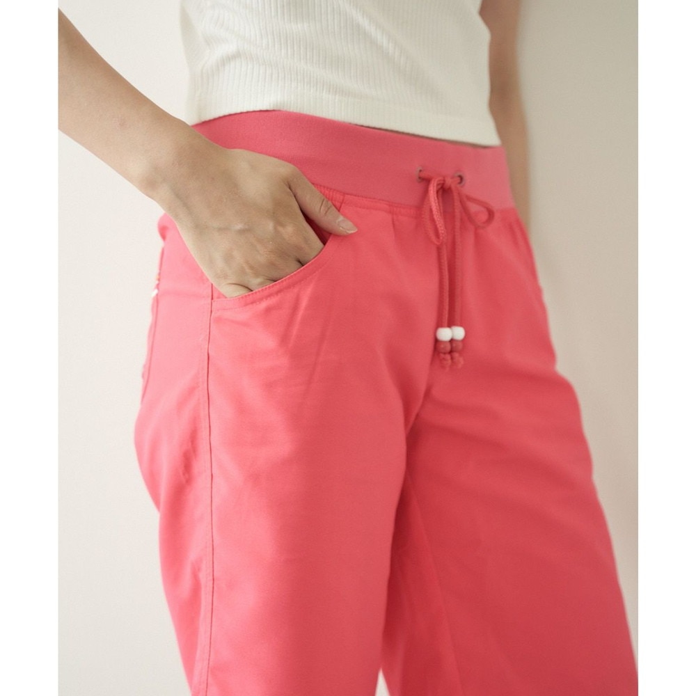 オーシャンパシフィック（Ocean Pacific）（レディース）水着 ハーフパンツ ボードショーツ 無地 ピンク 529417-HPK