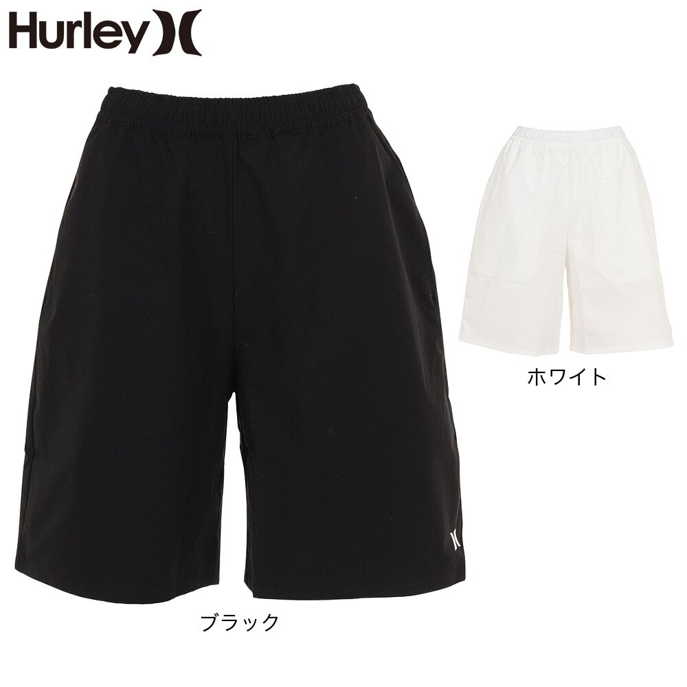 ハーレー（HURLEY）（レディース）水着 ハーフパンツ サーフパンツ 速乾 STRETCH 7INCH BOARDSHORTS WBS2320023-BLK