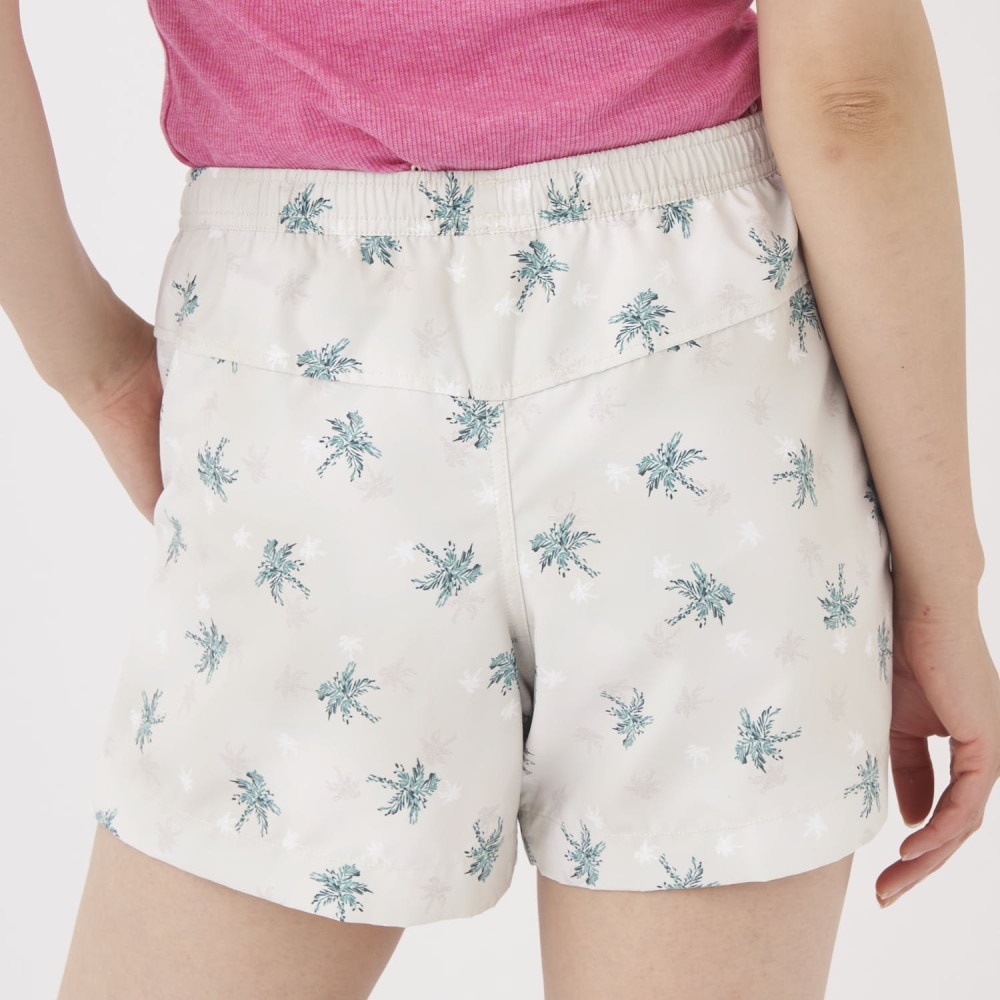 オーシャンパシフィック（Ocean Pacific）（レディース）ヤシ柄 ボードショーツ UVカット 耐塩素 523405 IVO