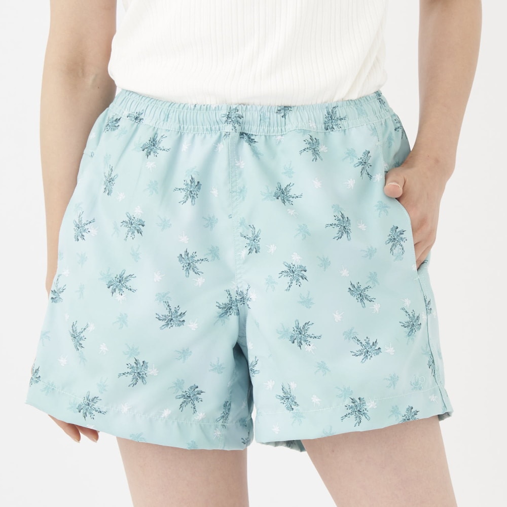 オーシャンパシフィック（Ocean Pacific）（レディース）ヤシ柄 ボードショーツ UVカット 耐塩素 523405 MNT