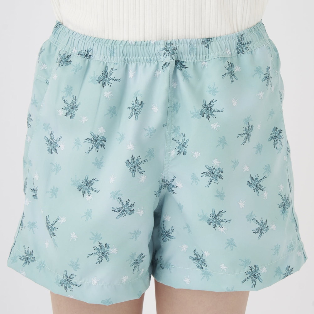 オーシャンパシフィック（Ocean Pacific）（レディース）ヤシ柄 ボードショーツ UVカット 耐塩素 523405 MNT