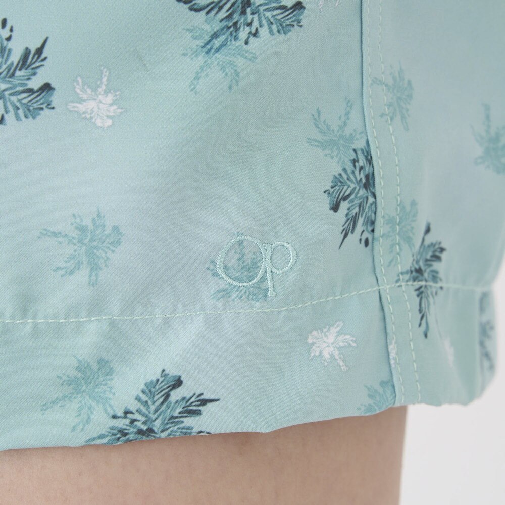 オーシャンパシフィック（Ocean Pacific）（レディース）ヤシ柄 ボードショーツ UVカット 耐塩素 523405 MNT