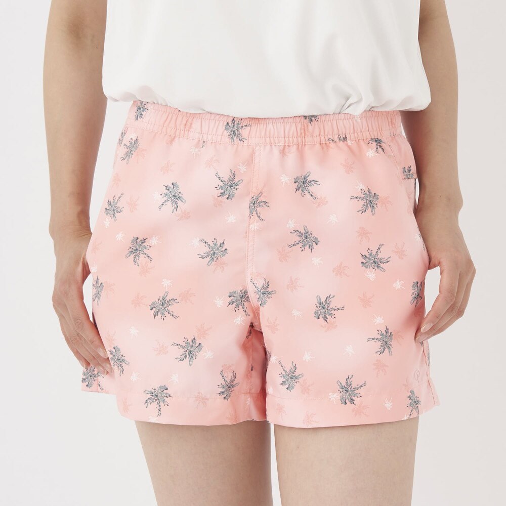 オーシャンパシフィック（Ocean Pacific）（レディース）ヤシ柄 ボードショーツ UVカット 耐塩素 523405 PNK