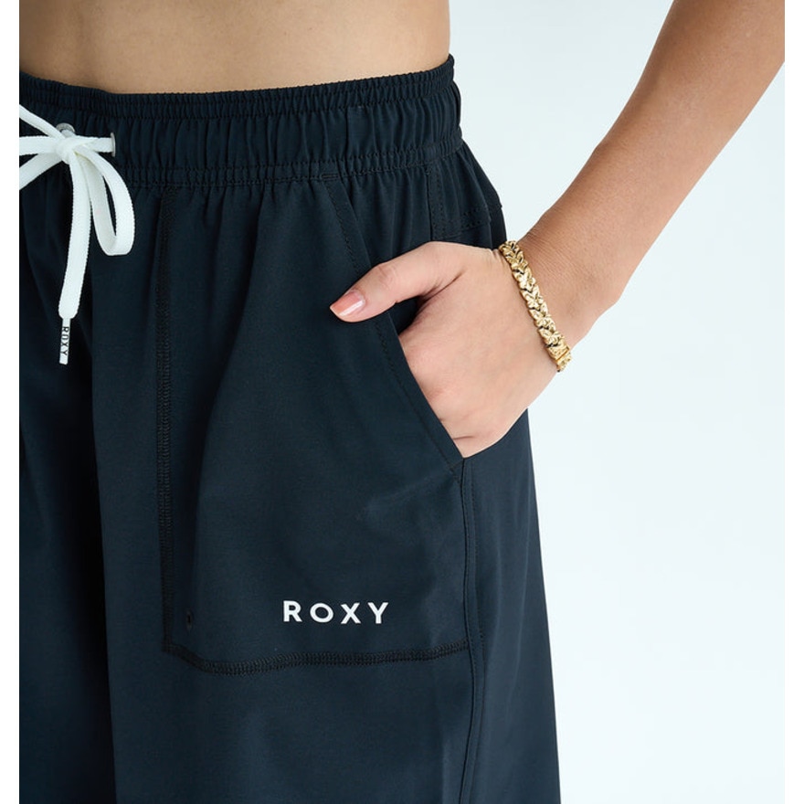 ロキシー（ROXY）（レディース）HORIZONTAL LINE ジャムボードショーツ 4wayストレッチ 25SURBS252029BLK