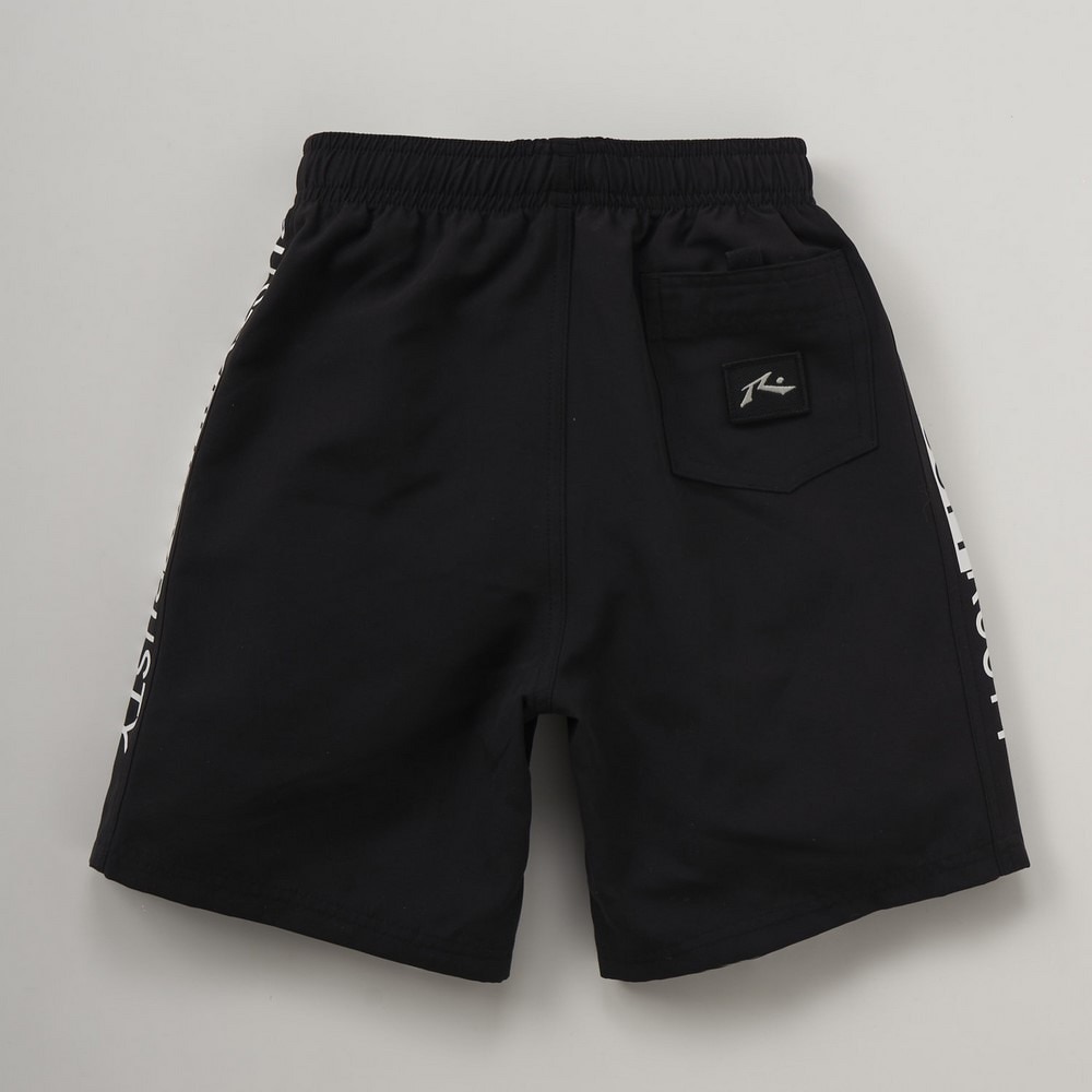 ラスティ（RUSTY）（キッズ）ジュニア サーフトランクス 無地トランクス 964423BLK
