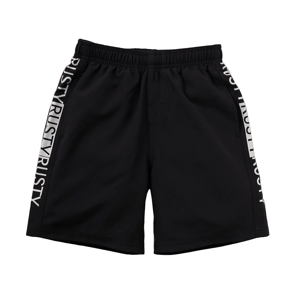 ラスティ（RUSTY）（キッズ）ジュニア サーフトランクス 無地トランクス 964423BLK