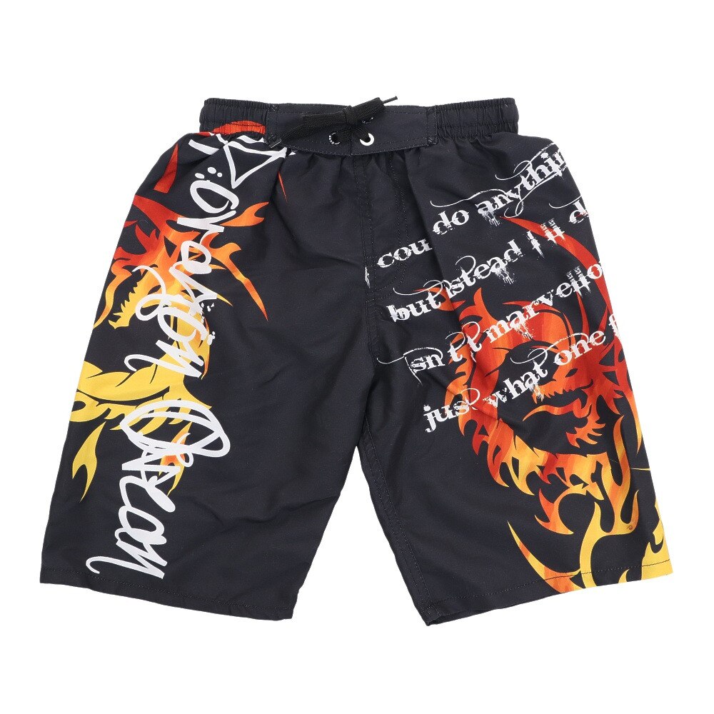ジュニア ドラゴン柄 サーフパンツ A Blk スティーマーレイン ヴィクトリア ジュニア ドラゴン柄 サーフパンツ A Blk スティーマーレイン ヴィクトリア