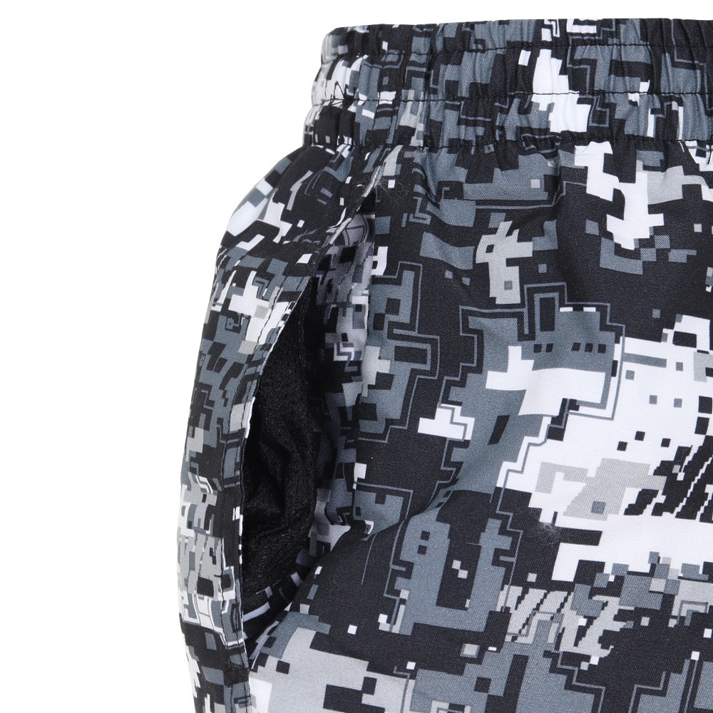 ナイキ（NIKE）（キッズ）ジュニア 水着 ハーフパンツ ディジカモ プリント ラップ 7 ボレーショーツ NESSD809-001 ブラック