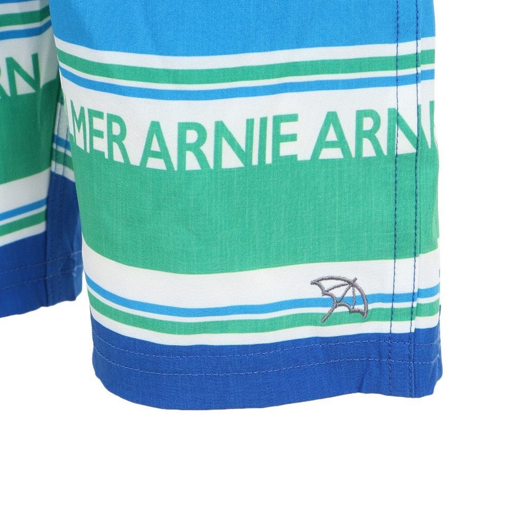 アーノルドパーマー（Arnold Palmer）（キッズ）水着 海水パンツ 子供 男の子 ボーダー トランクス 712603-23BLU