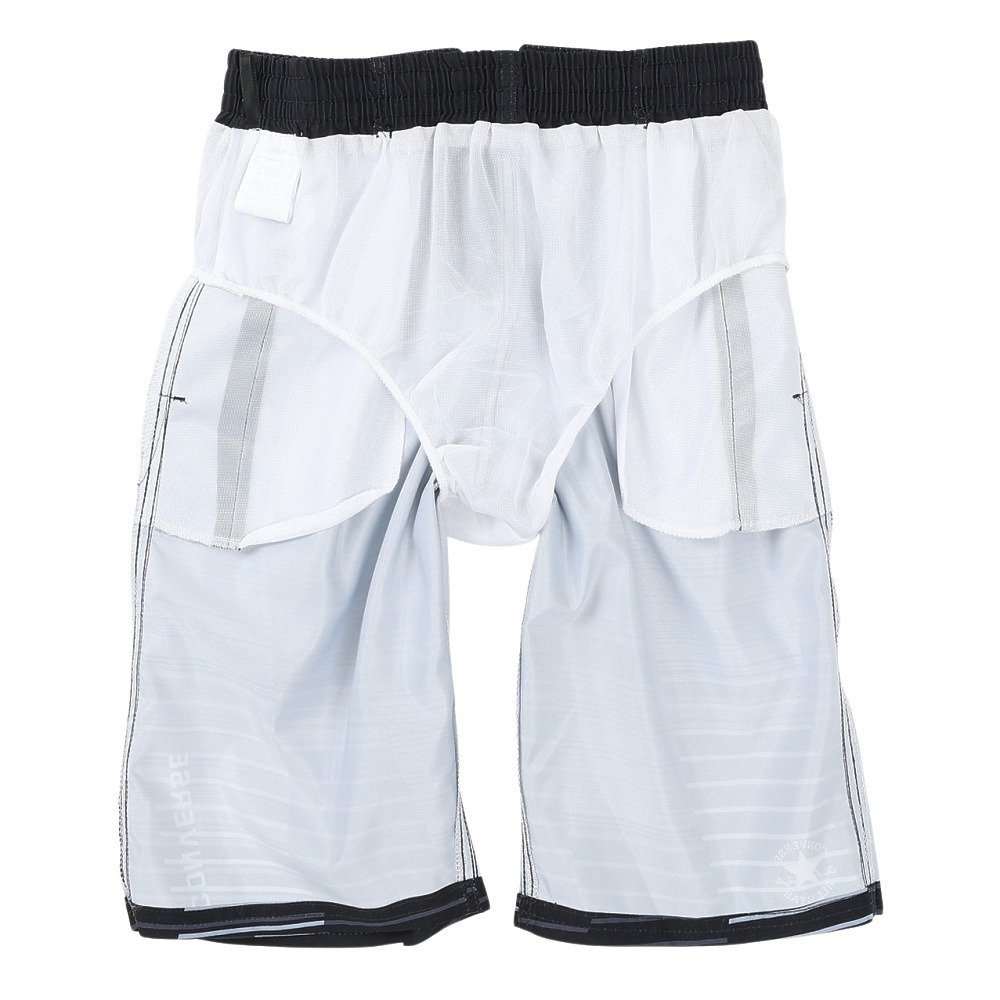 コンバース（CONVERSE）（キッズ）ジュニア 水着 ボーダーグラデーション サーフパンツ 765452-26BLK
