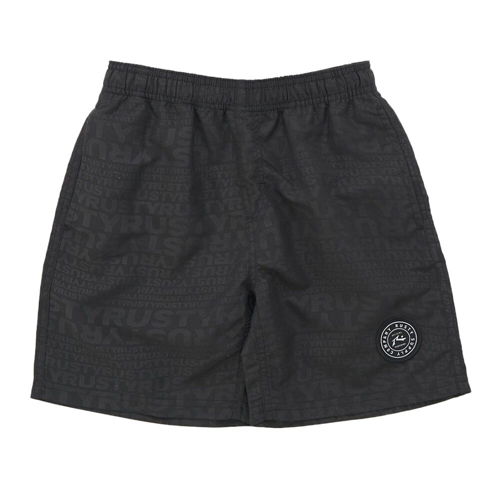 ラスティ（RUSTY）（キッズ）キッズ ハイブリッドショーツ インナーパンツ付き 963402BLK