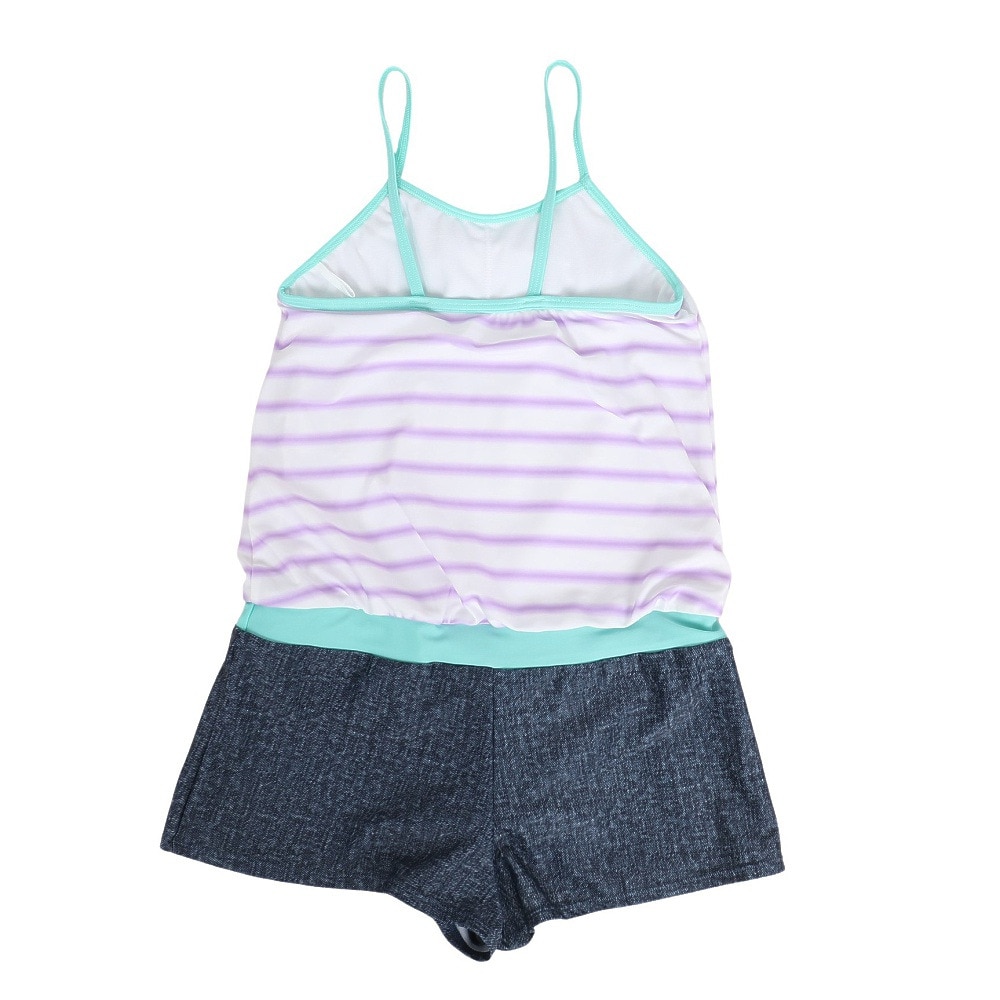 アーノルドパーマー（Arnold Palmer）（キッズ）水着 ジュニア 女の子 ロンパース Tシャツ付 2点セット 363251-24PPL