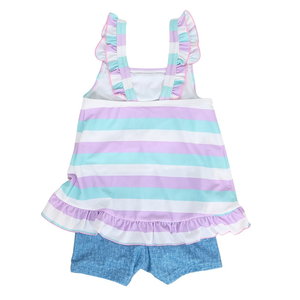 アーノルドパーマー（Arnold Palmer）（キッズ）水着 キッズ 女の子 ボーダー ワンピース 312201-24 PPL