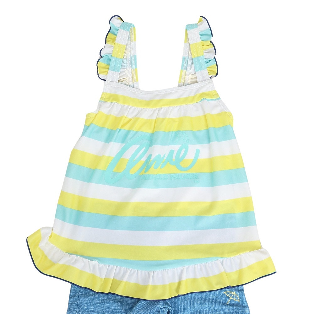 アーノルドパーマー（Arnold Palmer）（キッズ）水着 キッズ 女の子 ボーダー ワンピース 312201-24 YEL