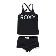 ロキシー（ROXY）（キッズ）水着 上下セット 2点セット 子供 ジュニア MINI DEEP WATER タンキニ TSW231100BLK