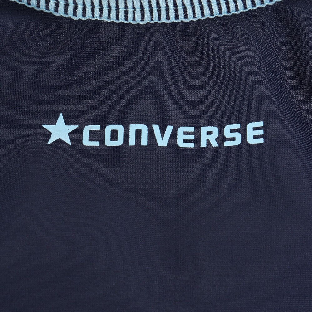 コンバース（CONVERSE）（キッズ）水着 セパレート Tシャツ付き3点セット ガールズ オンスク―ル 372183-23NVY