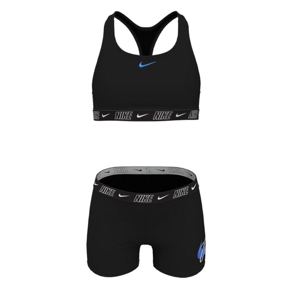 ナイキ（NIKE）（キッズ）ガールズ レーサーバックビキニ&ショーツセット NESSE727-N001