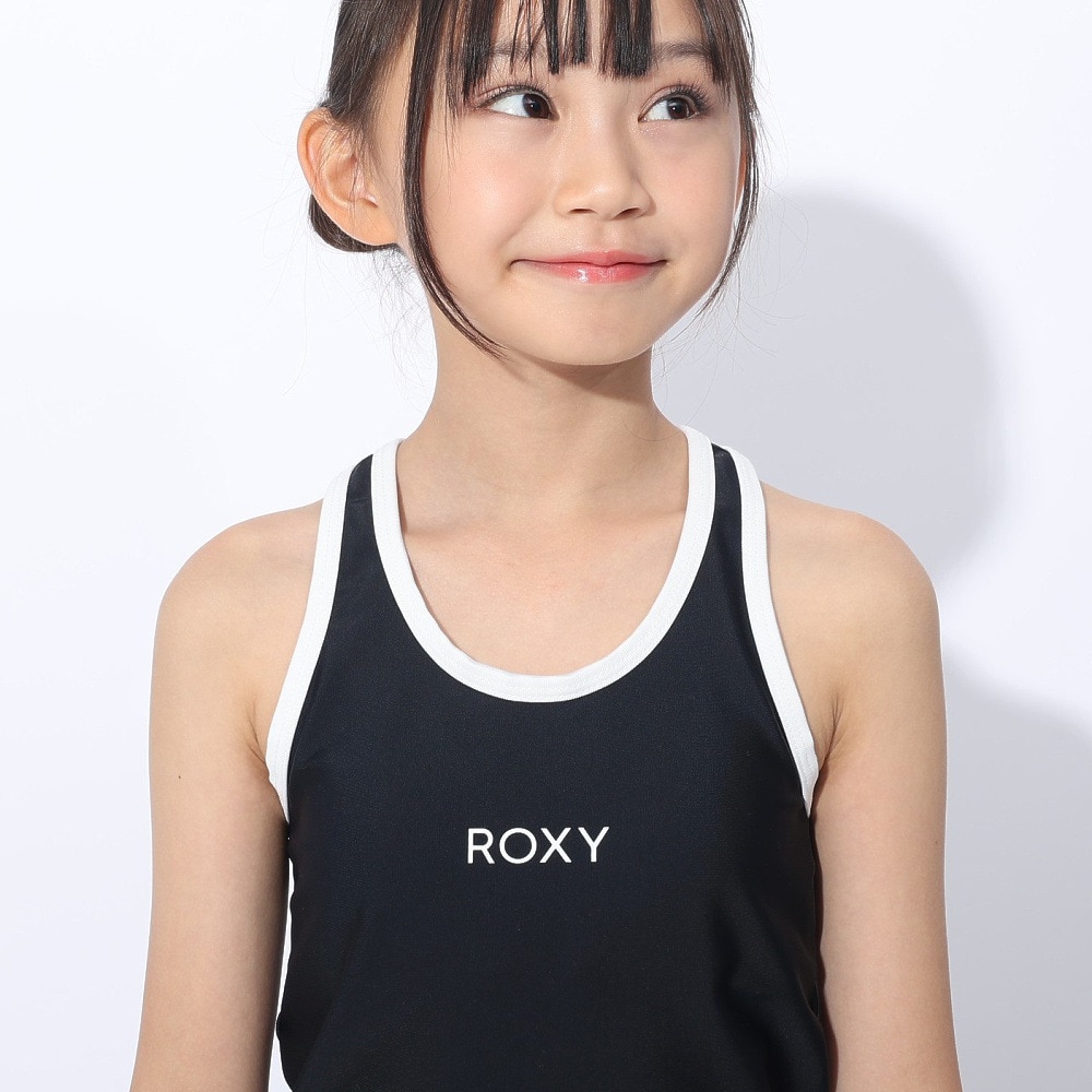 ロキシー（ROXY）（キッズ）ジュニア キッズ 子供 タンキニ 上下セット MINI DEEP WATER 24SPTSW241100BLK