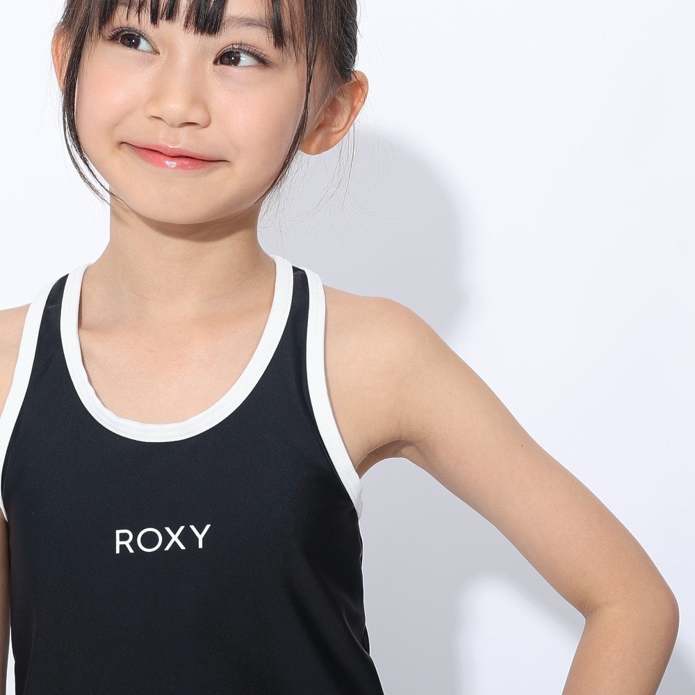 ロキシー（ROXY）（キッズ）ジュニア キッズ 子供 タンキニ 上下セット MINI DEEP WATER 24SPTSW241100BLK