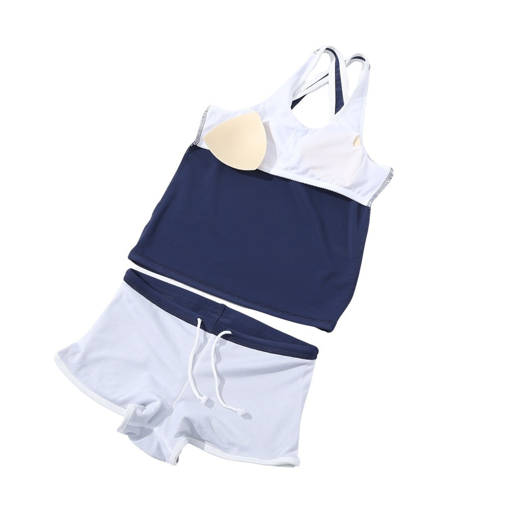 ロキシー（ROXY）（キッズ）ジュニア キッズ 子供 タンキニ 上下セット MINI DEEP WATER 24SPTSW241100NVY