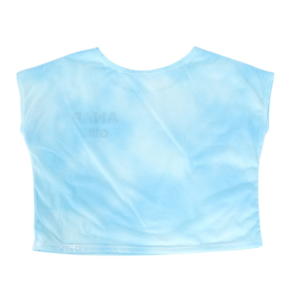 アナップ（ANAP）（キッズ）水着 ジュニア 子供 女の子 オンスクール水着 Tシャツ付き セパレート 3点セット 372855-24NVY