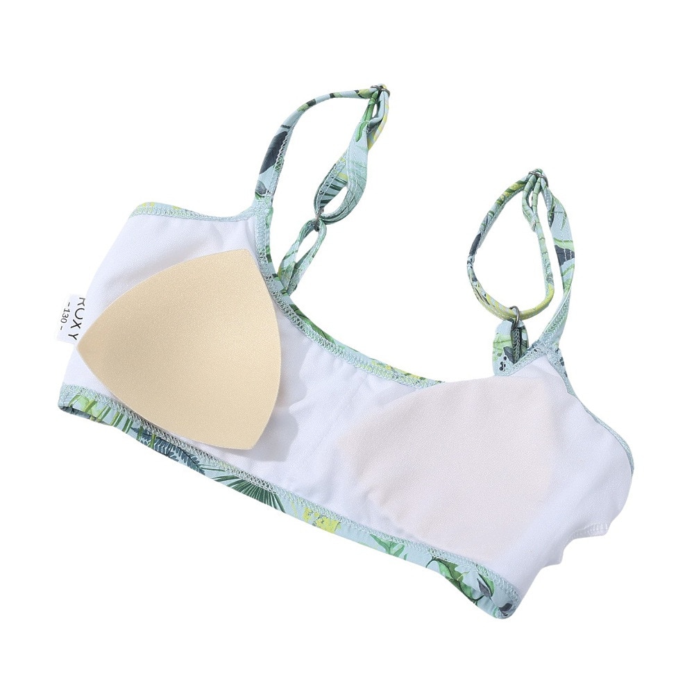 ロキシー（ROXY）（キッズ）ジュニア キッズ 水着 3点セット 半袖 ラッシュTシャツ付き MINI SIMPLY BOTANICAL 24SPTSW241102MNT