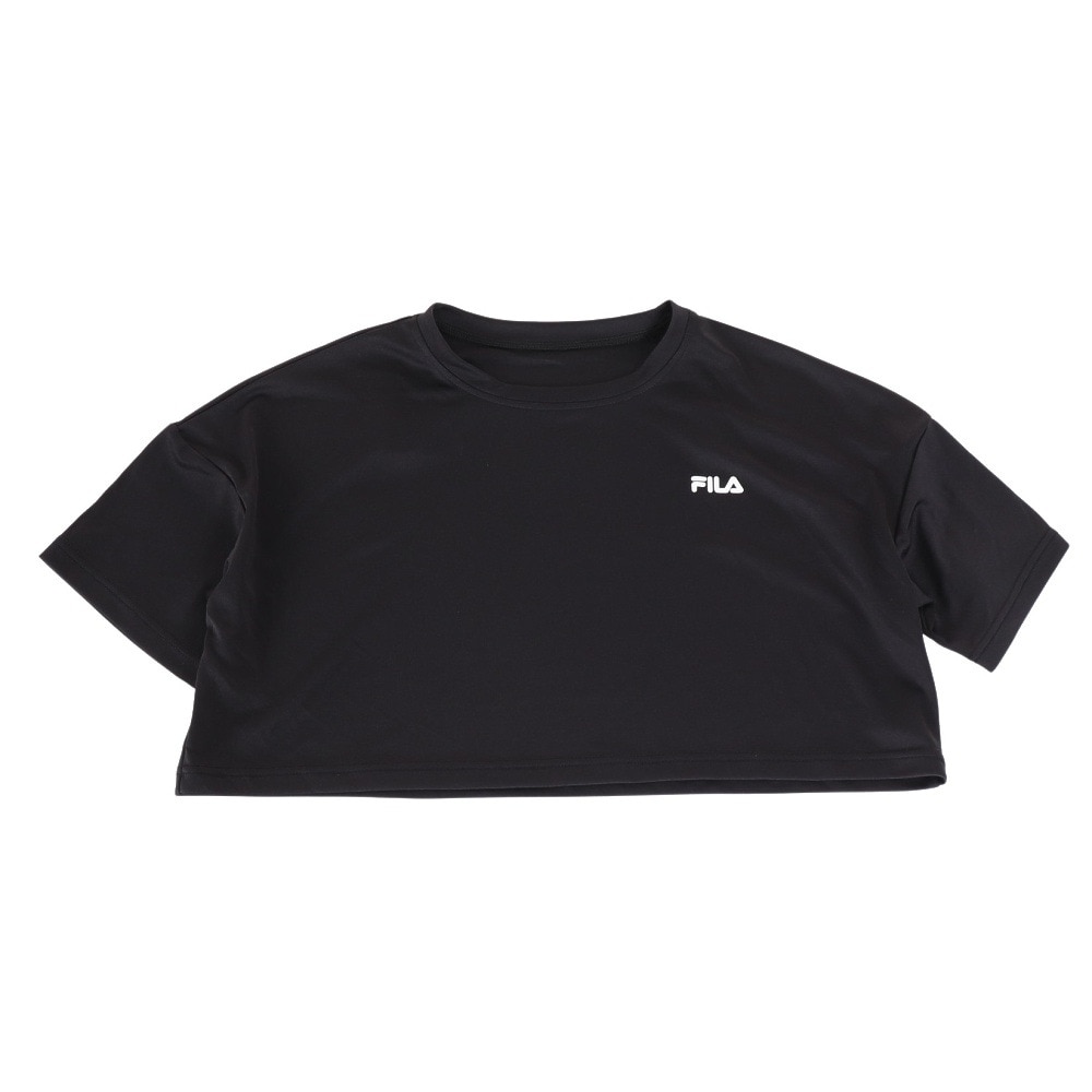 フィラ（FILA）（キッズ）UV カット 水着 ワンポイントロゴ 3点セット UVカット 124660BK