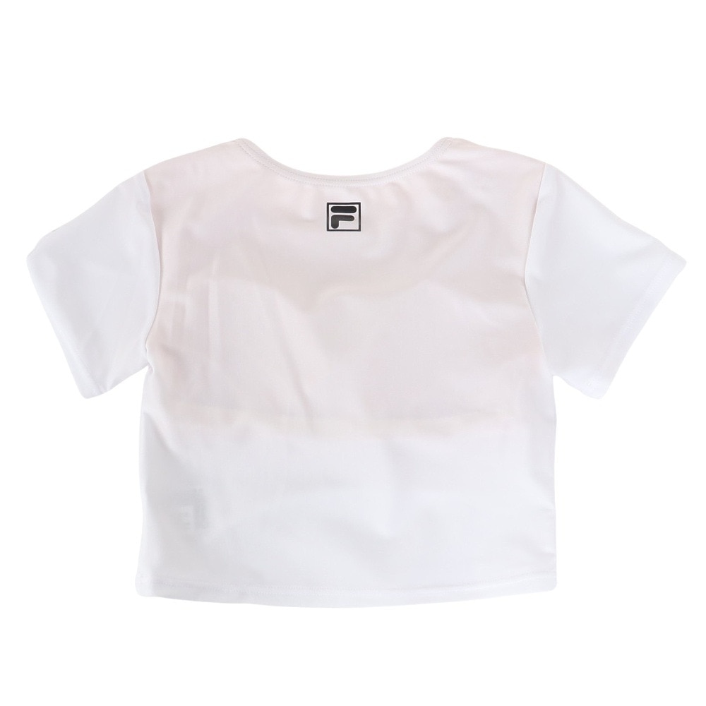 フィラ（FILA）（キッズ）UV カット 水着 フロントロゴ 3点セット 124661WT