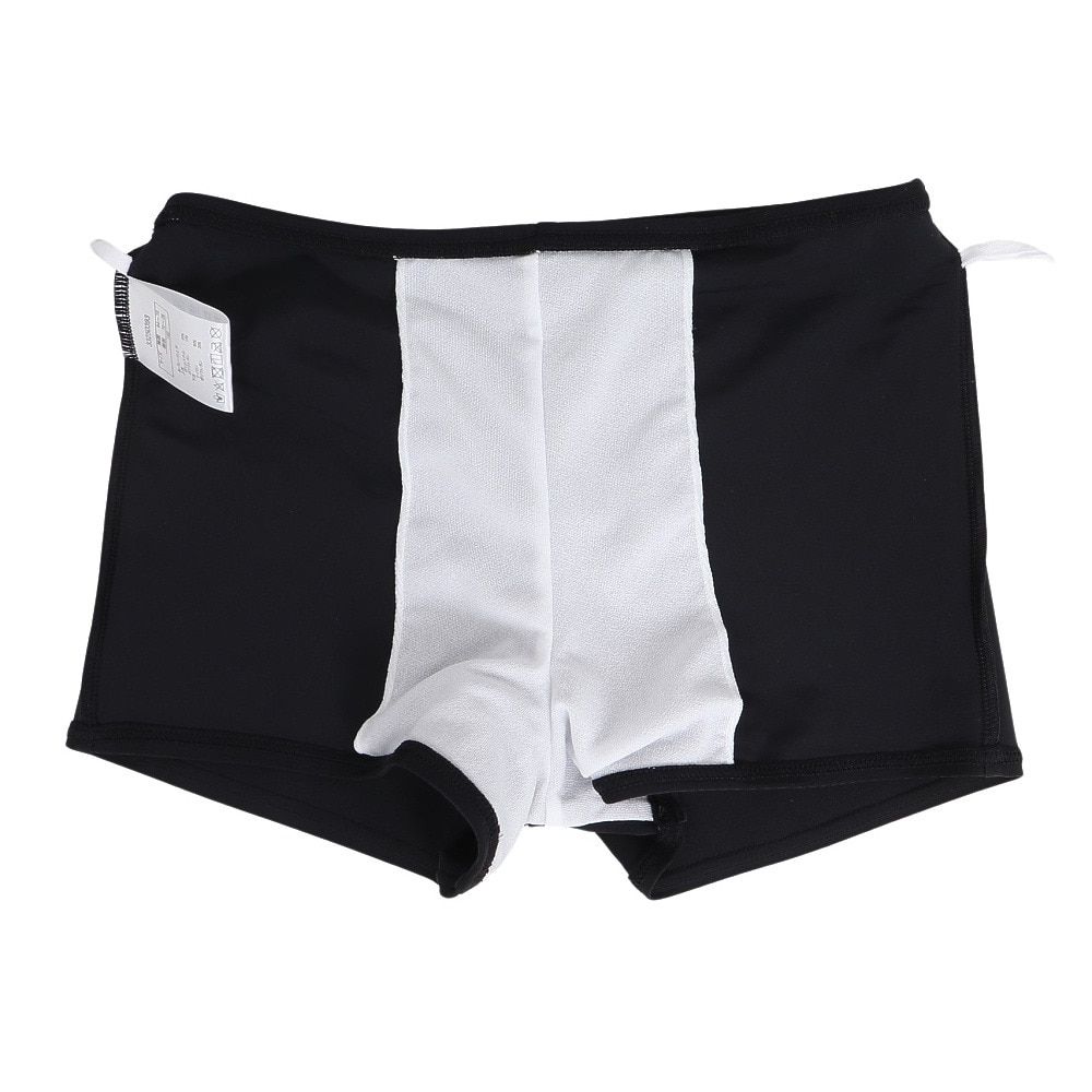 イーストボーイ（EASTBOY）（キッズ）水着 4点セット ジュニア ガールズ ラッシュガード 長袖 ボーダー セパレート水着 33250393GR