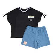 (キッズ)水着 3点セット ジュニア ガールズ マクラメTシャツ付き タンキニ 33251382