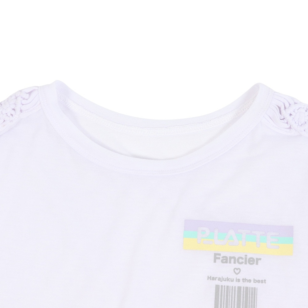 PINK LATTE（PINK LATTE）（キッズ）水着 3点セット ジュニア ガールズ マクラメTシャツ付き タンキニ 33251382WH