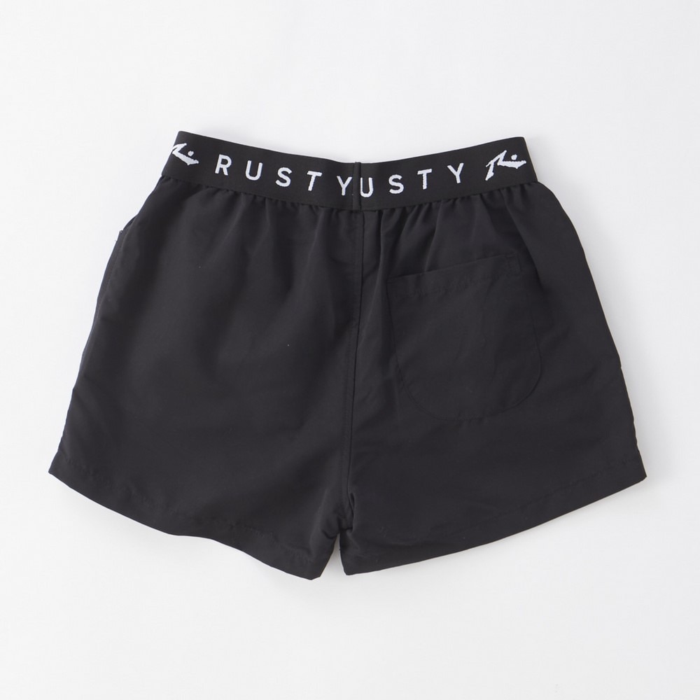 ラスティ（RUSTY）（キッズ）水着4点セット ジュニア スマイル 964806BLK
