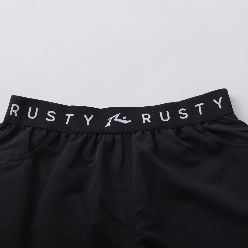 ラスティ（RUSTY）（キッズ）水着4点セット ジュニア スマイル 964806BLK