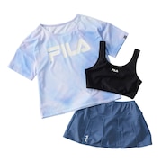 (キッズ)ジュニア タイダイTシャツ 3点セット水着 125661 -PPL