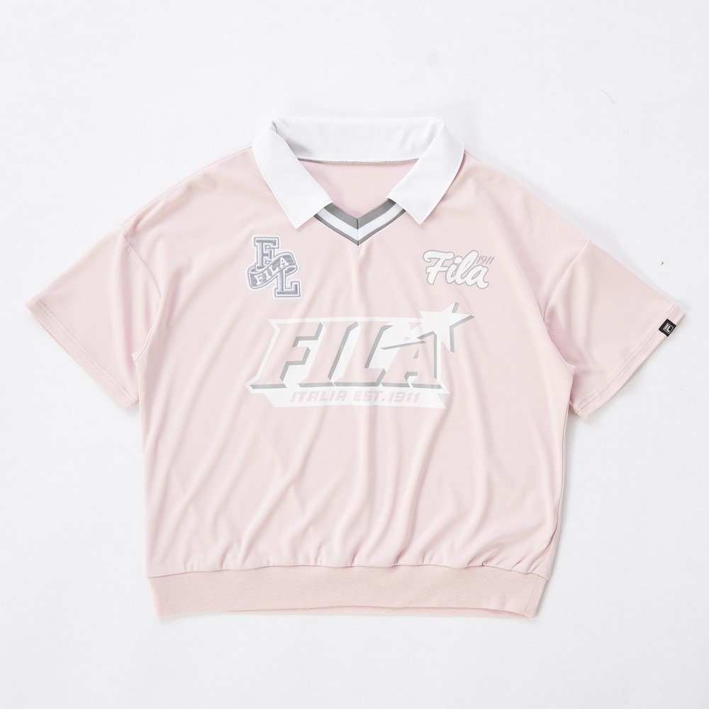 フィラ（FILA）（キッズ）ジュニア 襟付きTシャツ 3点セット水着 125662 -PK