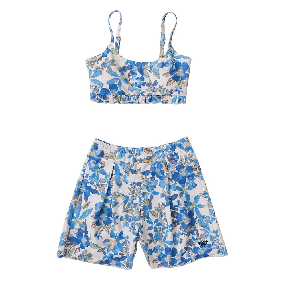 ロキシー（ROXY）（キッズ）水着 3点セット ラッシュTシャツ付き ジュニア MINI ARTSY FLORAL 25SPTSW251102OWT