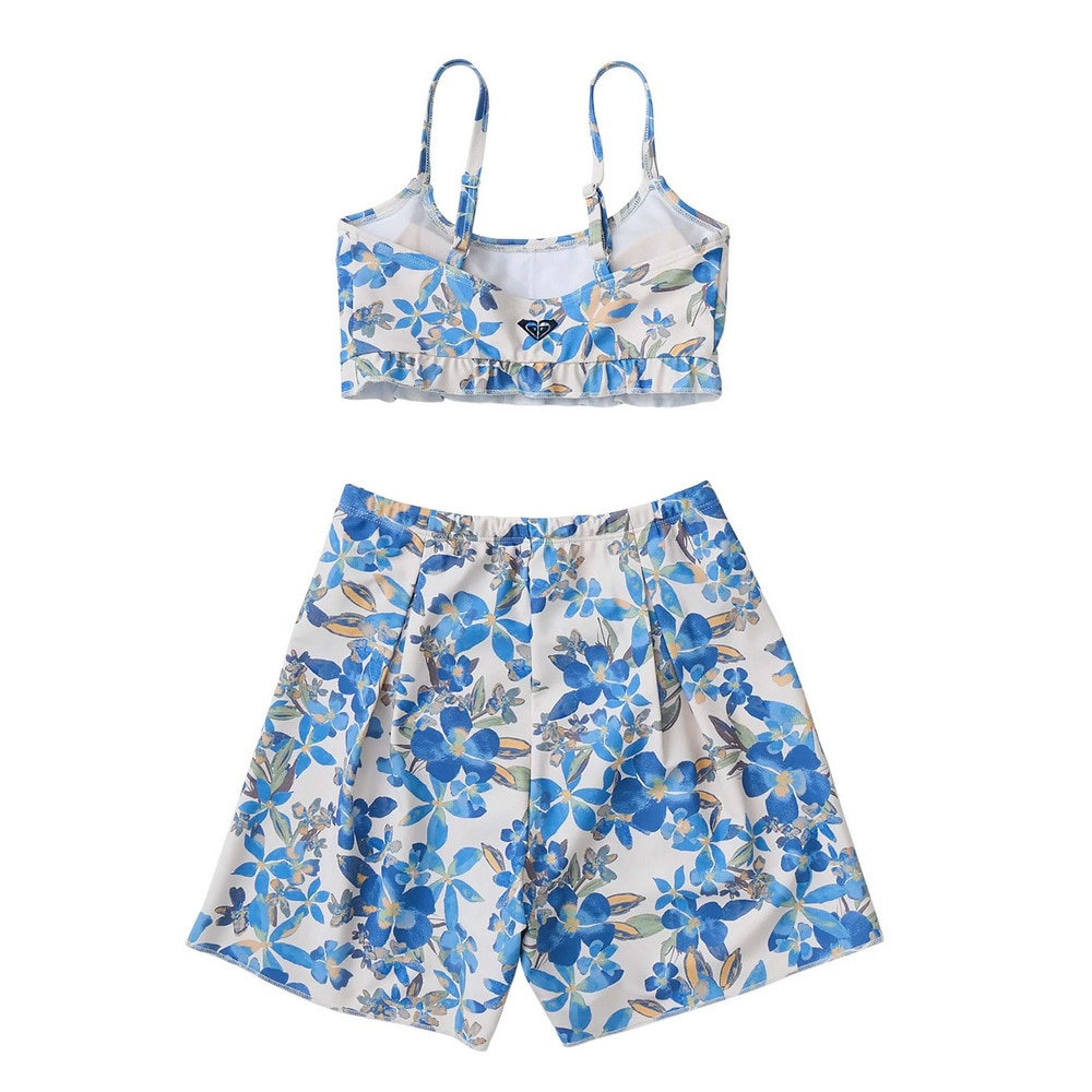 ロキシー（ROXY）（キッズ）水着 3点セット ラッシュTシャツ付き ジュニア MINI ARTSY FLORAL 25SPTSW251102OWT