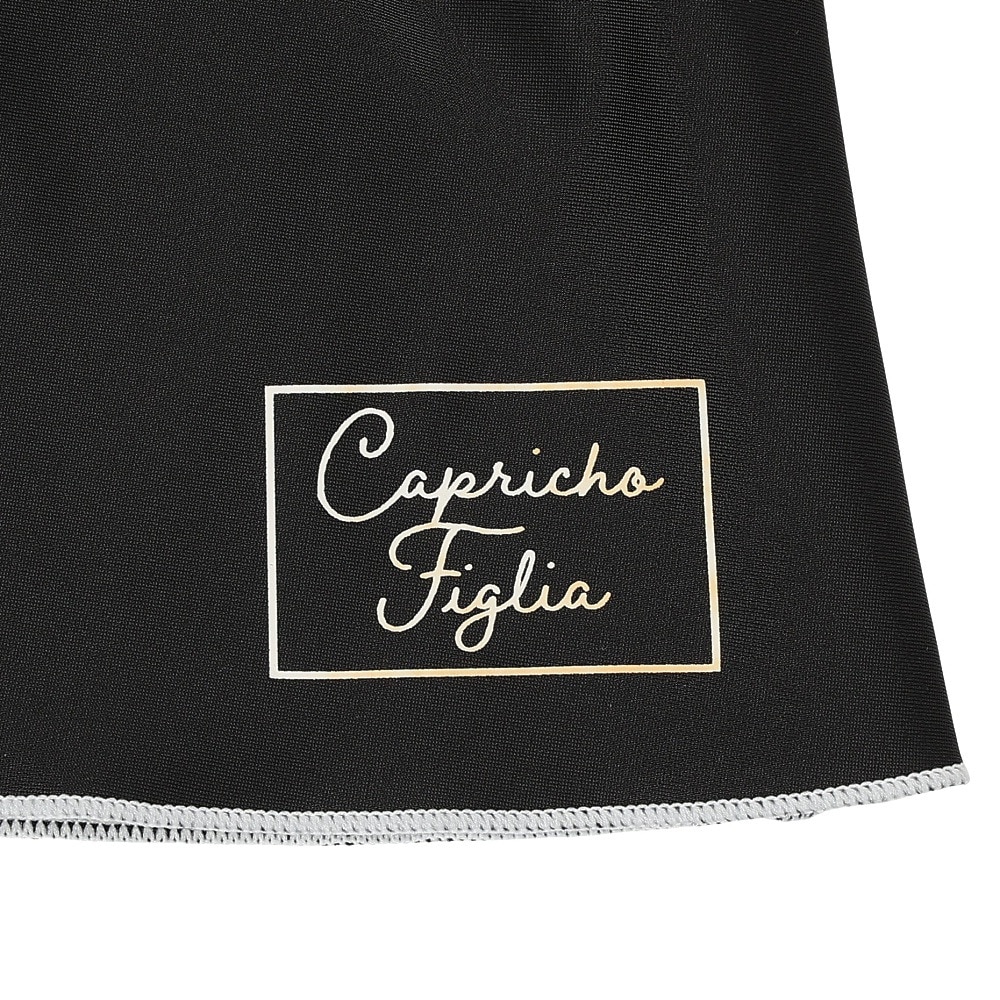 カプリッチョフィグリア（Capricho Figlia）（キッズ）フラワードット Tシャツ付き 水着3点セット 375051-25BLK