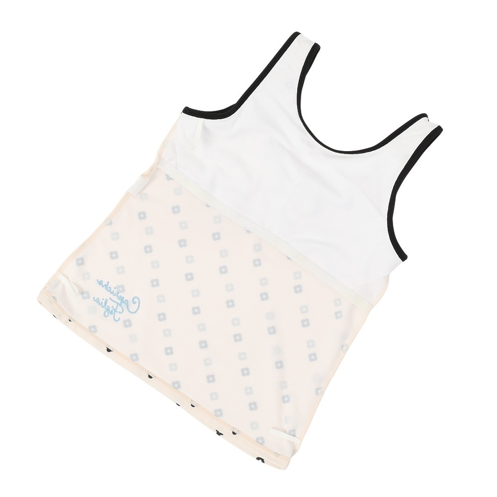 カプリッチョフィグリア（Capricho Figlia）（キッズ）フラワードット Tシャツ付き 水着3点セット 375051-25BLK