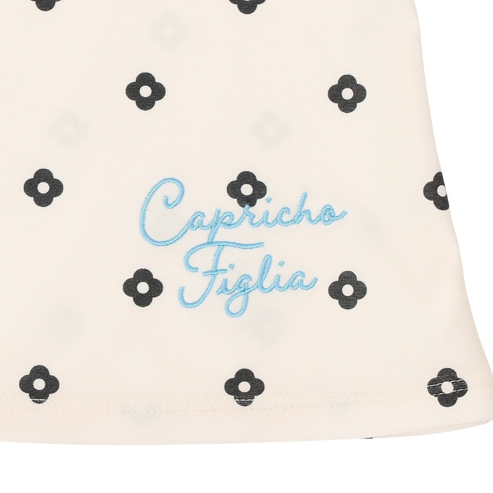 カプリッチョフィグリア（Capricho Figlia）（キッズ）フラワードット Tシャツ付き 水着3点セット 375051-25BLK