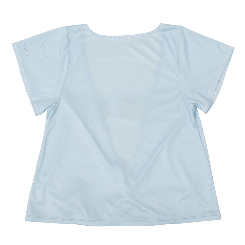 ロコネイル（ROCO NAILS）（キッズ）リーフ柄タンキニ Tシャツ付き 水着3点セット 375351-25WHT