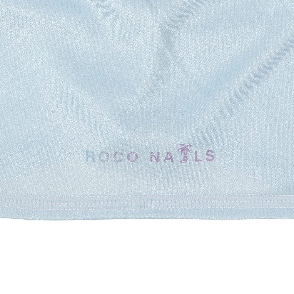 ロコネイル（ROCO NAILS）（キッズ）リーフ柄タンキニ Tシャツ付き 水着3点セット 375351-25WHT