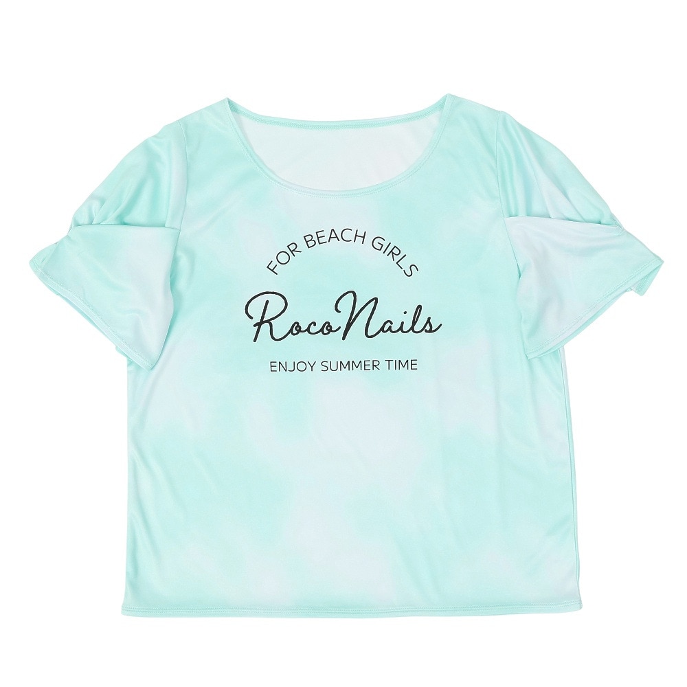 カプリッチョフィグリア（Capricho Figlia）（キッズ）ショートタンキニ Tシャツ付き 水着3点セット 375352-25WHT
