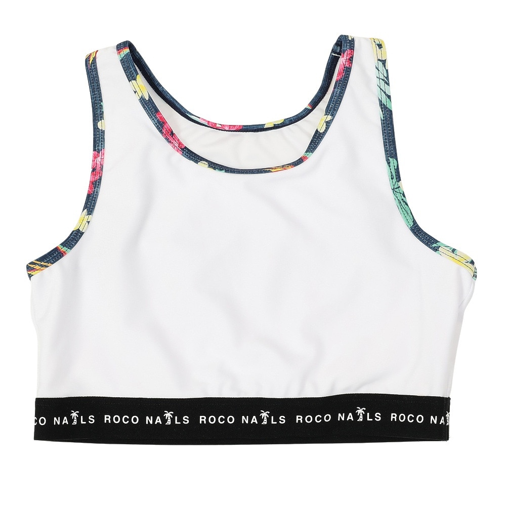 カプリッチョフィグリア（Capricho Figlia）（キッズ）ショートタンキニ Tシャツ付き 水着3点セット 375352-25WHT