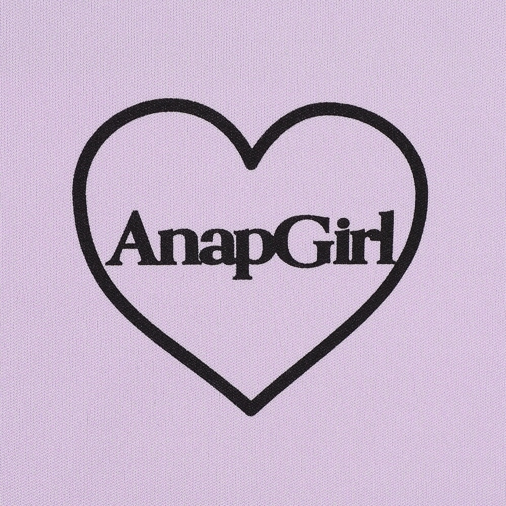 アナップ（ANAP）（キッズ）チェックタンキニ Tシャツ付き 水着3点セット 375852-25PPL